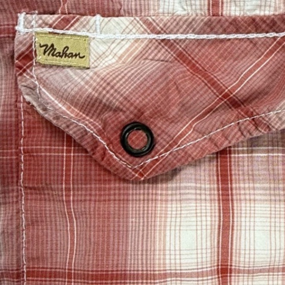 Larry Mahan Cowboy Collection Mens XXL Red Pearl Snap WesternShirt LM1310701NS - Picture 7 of 9
